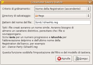 Batch Dialog (Italian)